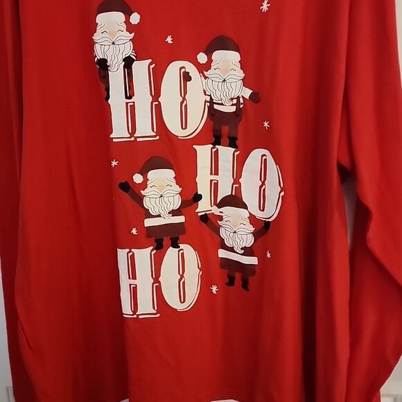 Jammies for Families 3X HOHOHO Red Top, NWT - Picture 2 of 6